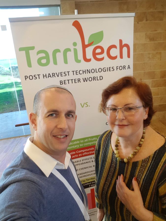 Tal Paperin in the field