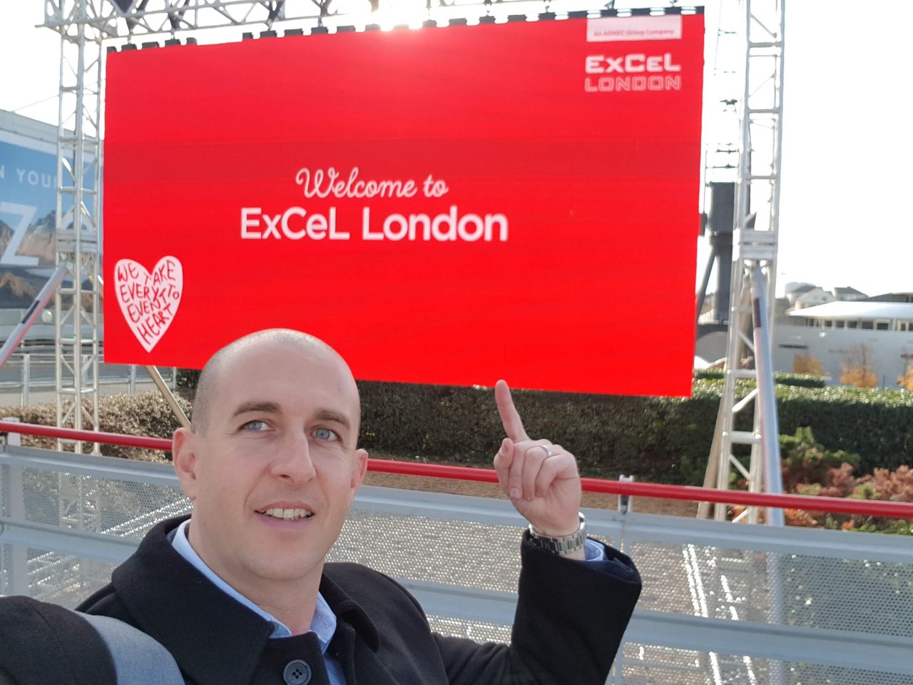 Tal Paperin at ExCeL London trade show